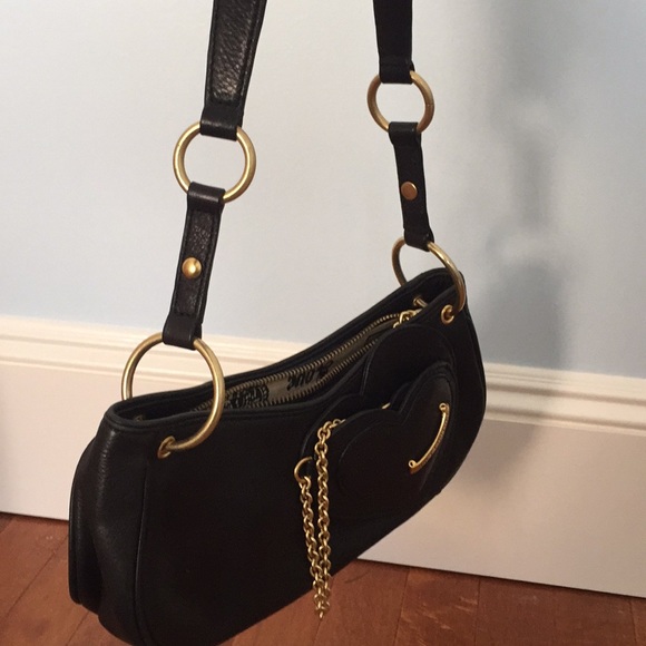 JUICY COUTURE black leather bag new WITH tags - Picture 8 of 8